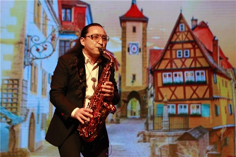 2024年“四海同春”慰?jī)S訪演團(tuán)亞太團(tuán)新西蘭惠靈頓演出現(xiàn)場(chǎng)。圖片由陸欣讌、孟韜、葉勇提供