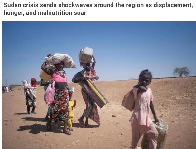 糧食危機(jī)、營養(yǎng)不良、霍亂 蘇丹人道主義危機(jī)嚴(yán)重