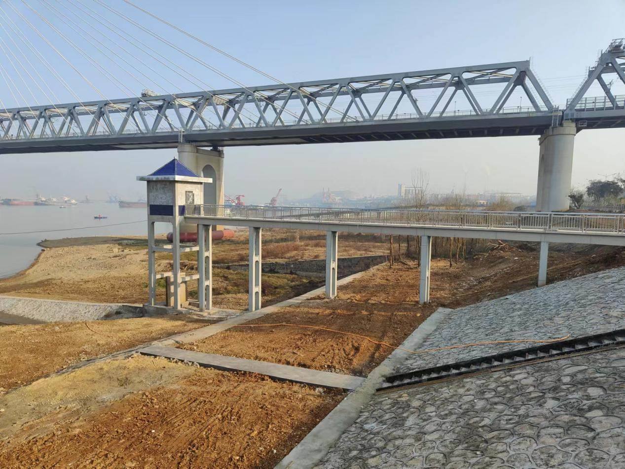 修復后的吉家湖低排閘。受訪者供圖