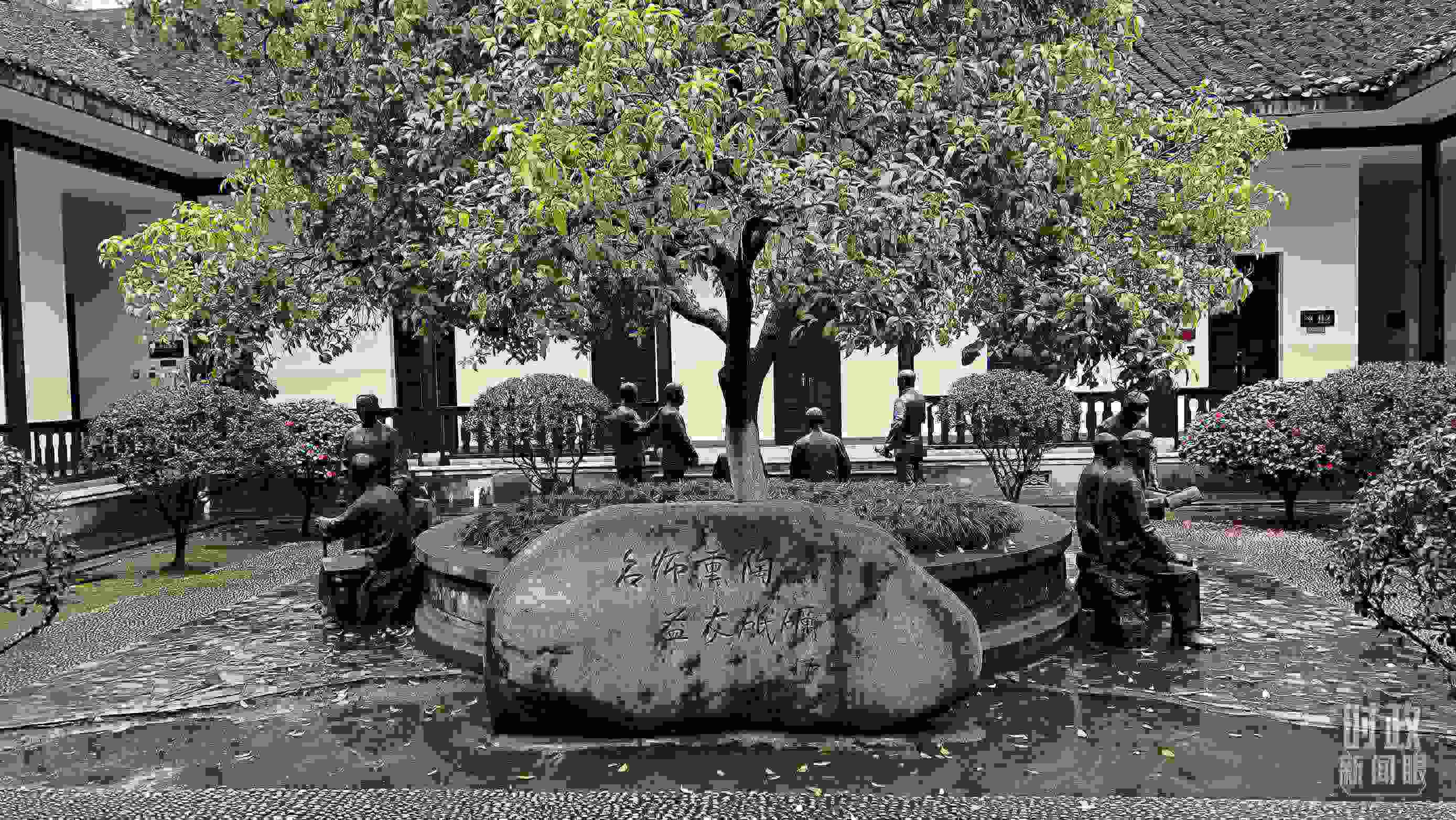 △湖南第一師范學(xué)院（城南書院校區(qū)）。（總臺(tái)央視記者覃思拍攝）