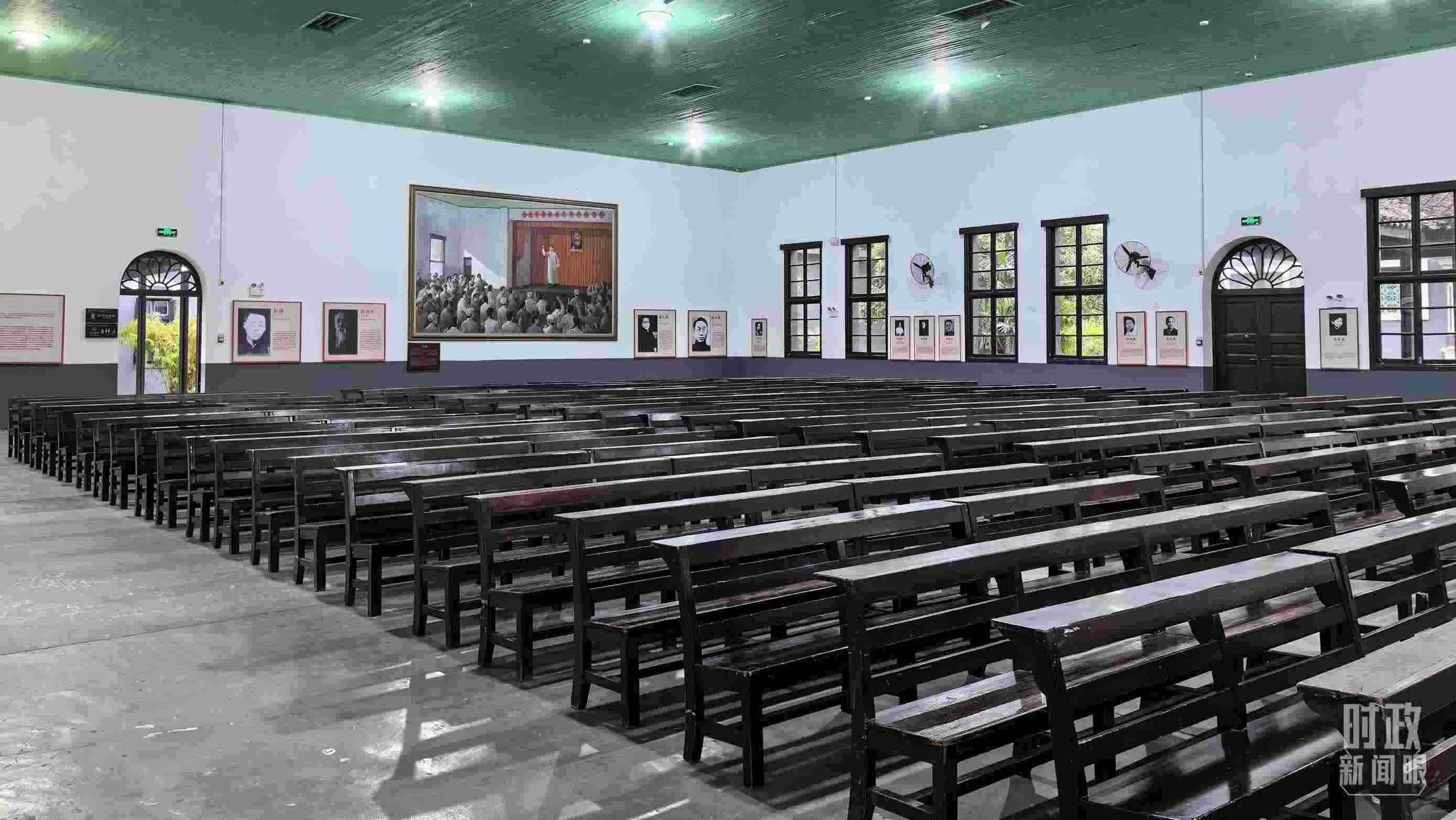 △湖南第一師范學(xué)院（城南書院校區(qū)）大禮堂。（總臺(tái)央視記者趙化拍攝）