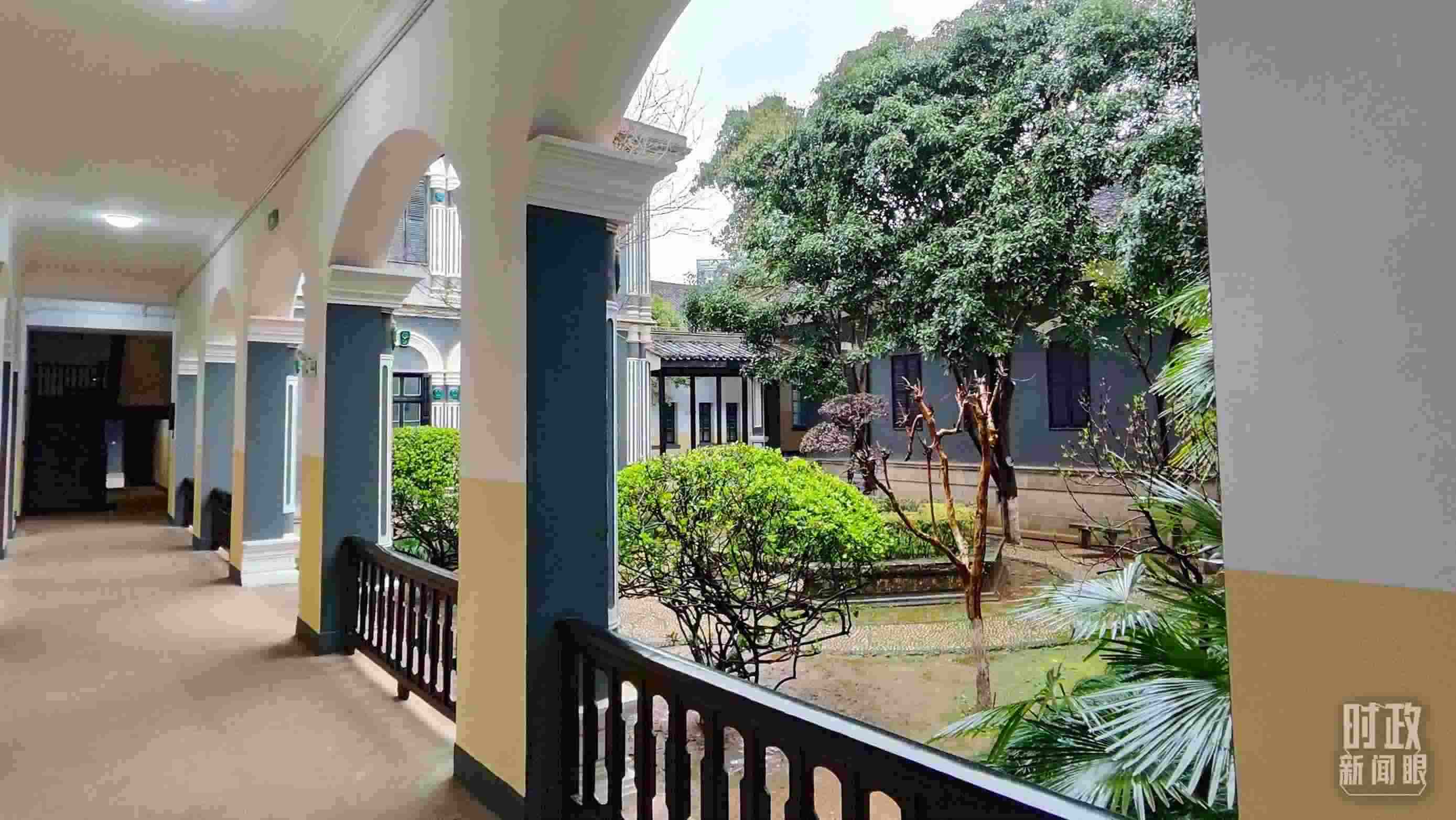 △湖南第一師范學(xué)院（城南書院校區(qū)）。（總臺央視記者覃思、郭曉龍拍攝）