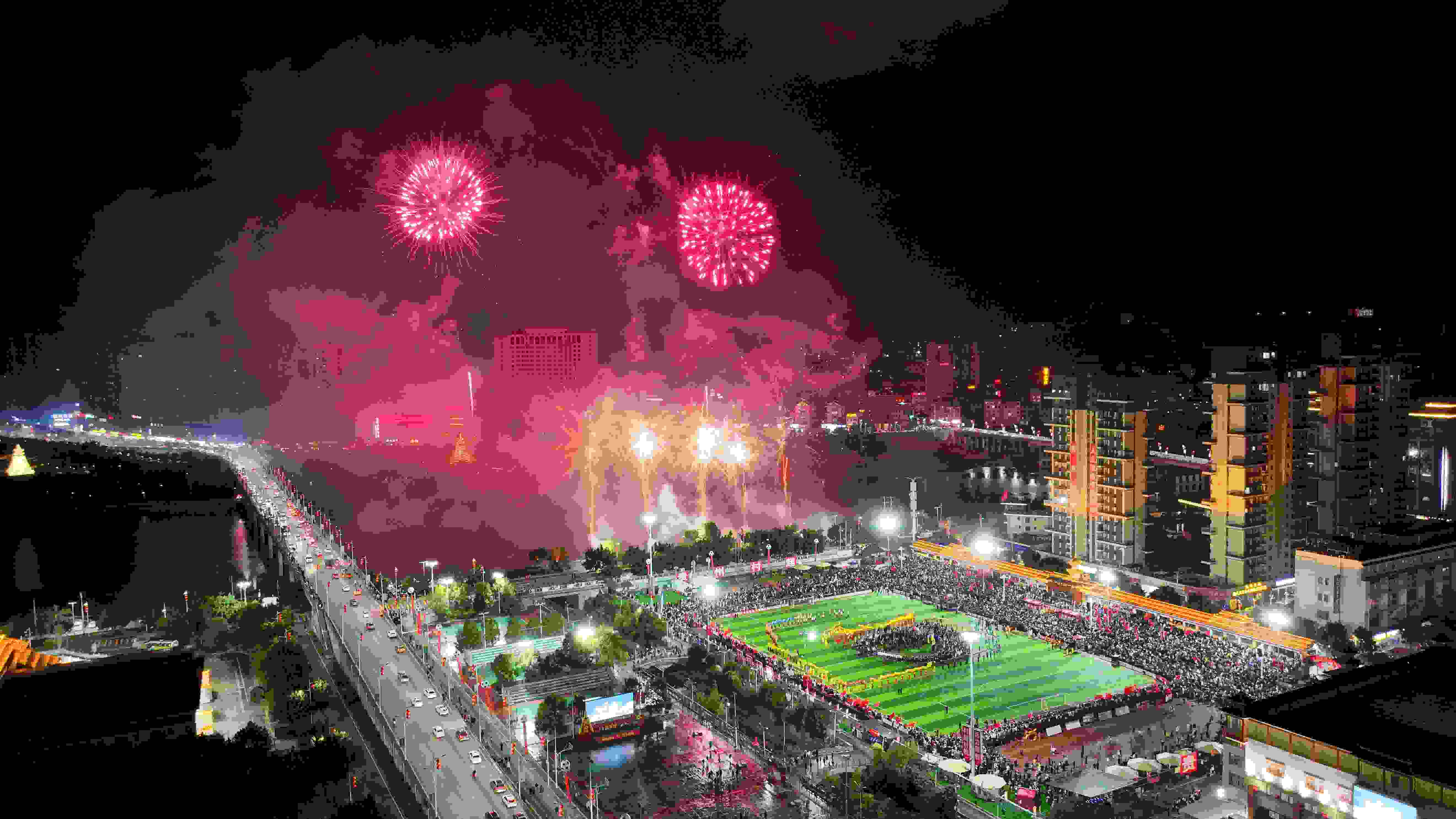 貴州榕江“村超”現(xiàn)場(chǎng)。韋貴金 攝