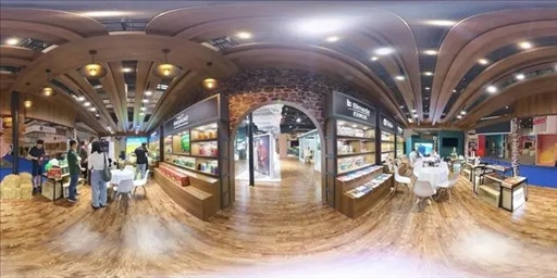 △消博會(huì)主賓國(guó)愛(ài)爾蘭國(guó)家館展區(qū)一角