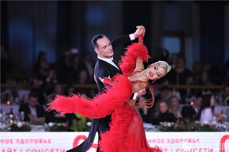 第五屆“克里姆林宮杯”國標(biāo)舞錦標(biāo)賽現(xiàn)場。于子恒攝