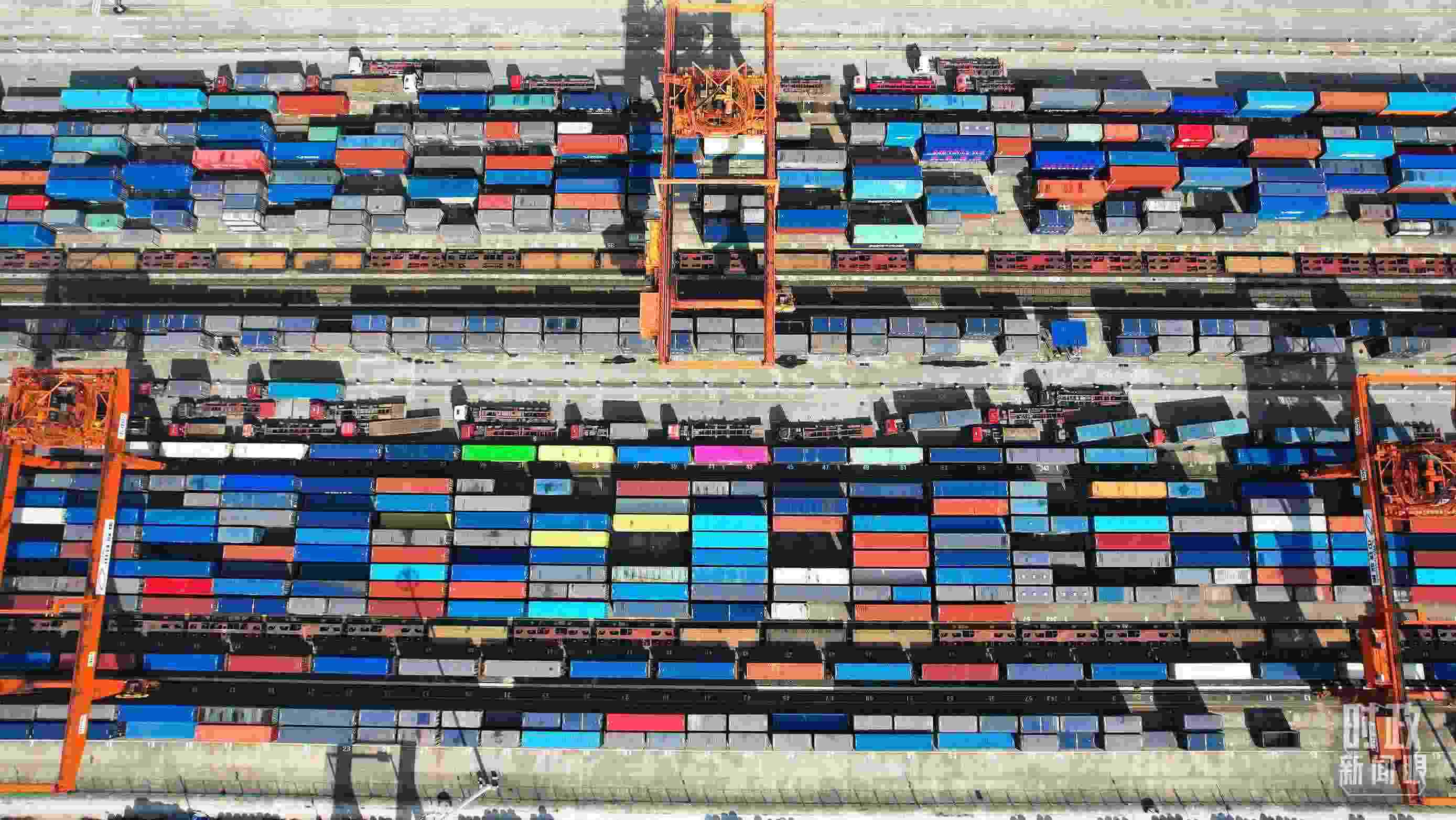 △重慶國際物流樞紐園區(qū)。（總臺記者楊洋拍攝）