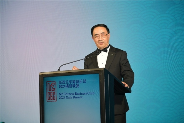 新西蘭華商俱樂部和華商聯(lián)合總會主席楊健。主辦方供圖