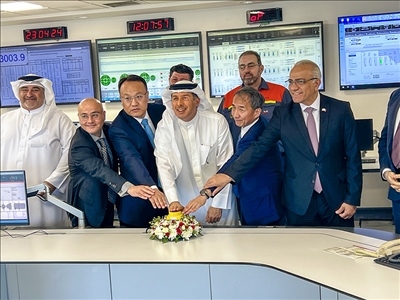 圖為燃機點火儀式，主辦方供圖