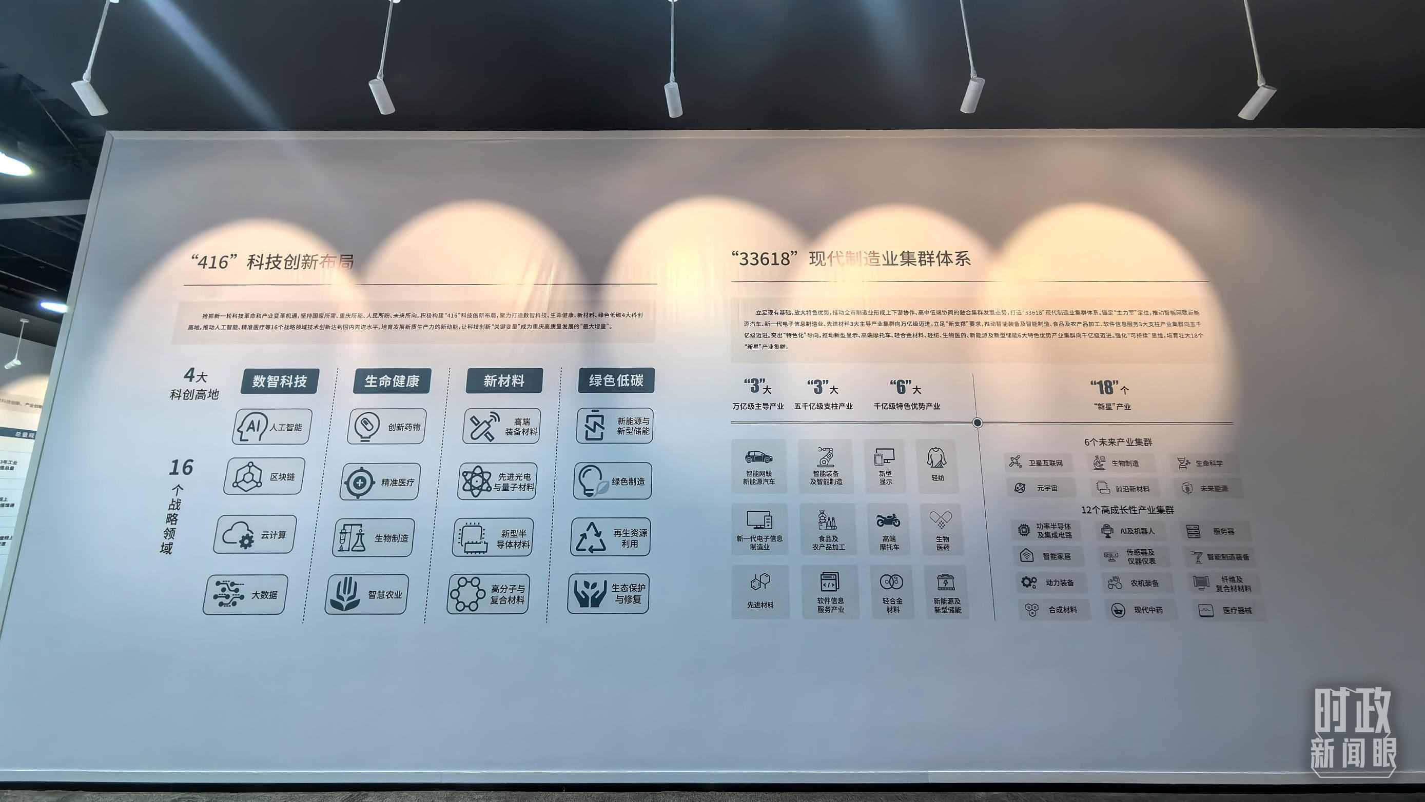 △重慶科技創(chuàng)新和產(chǎn)業(yè)發(fā)展成果展示。（總臺央廣記者潘毅拍攝）