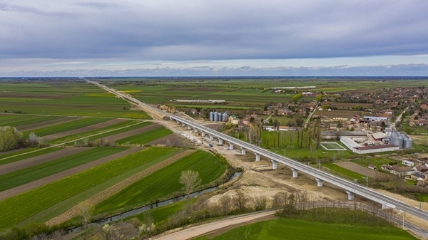 匈塞鐵路塞爾維亞境內(nèi)。中國鐵路國際有限公司供圖