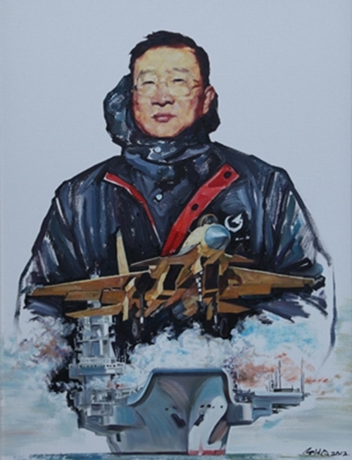 《羅陽(yáng)》油畫(huà)。校方供圖