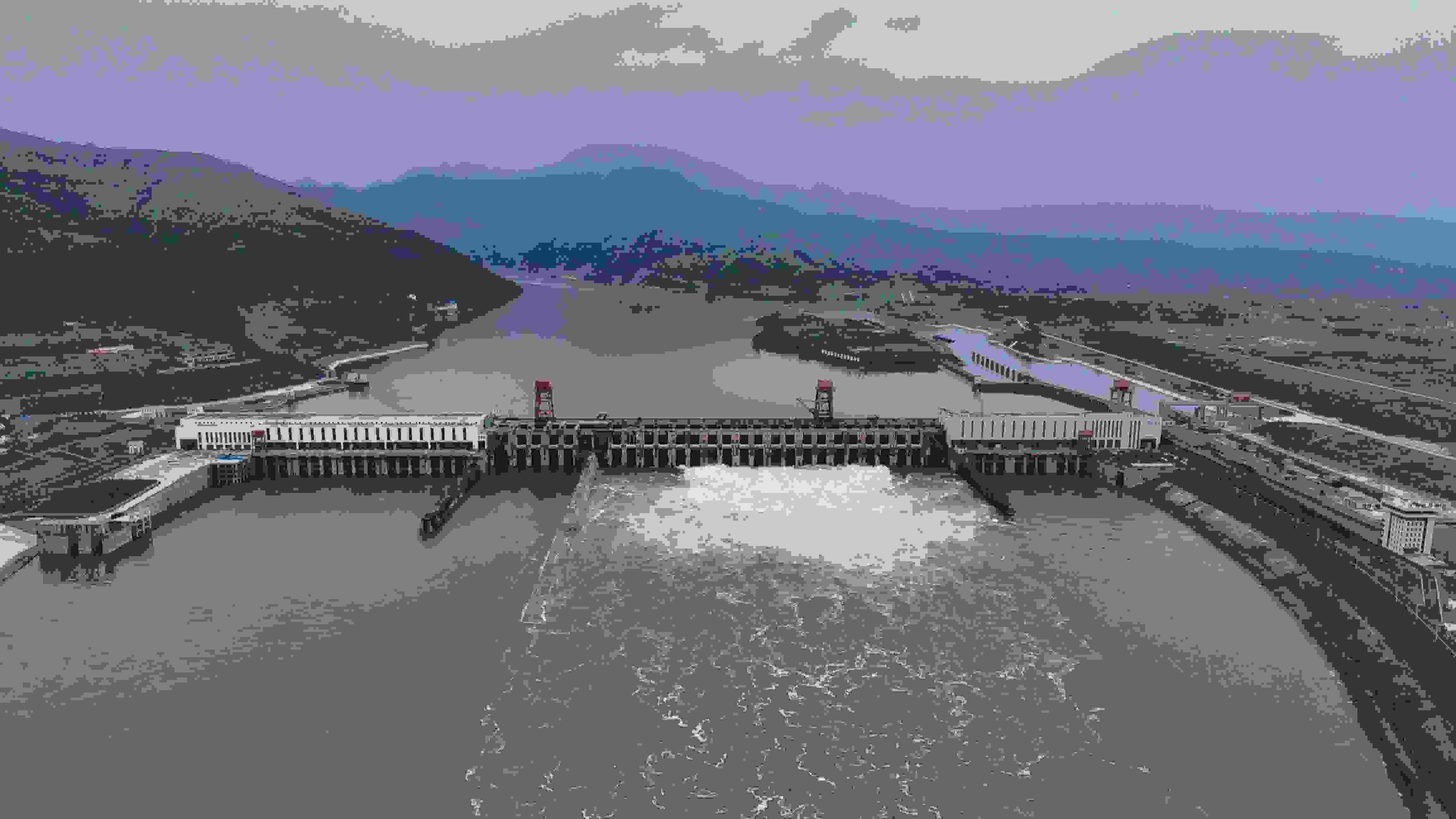 大藤峽水利樞紐精準(zhǔn)調(diào)度保障防洪安全。受訪者供圖