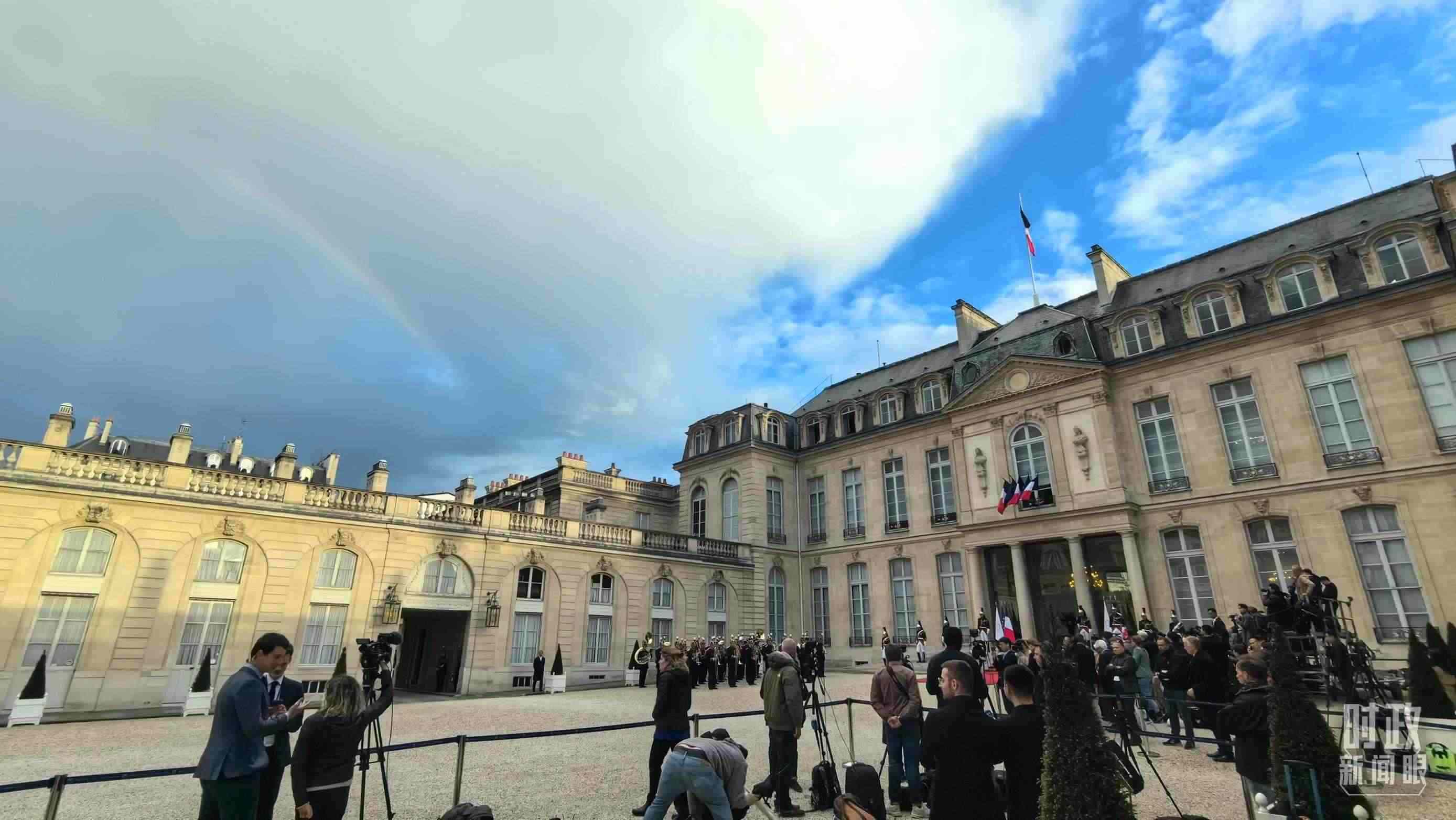 △愛麗舍宮。（總臺央視記者馬超拍攝）