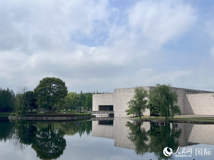 良渚博物院外觀。人民網(wǎng)記者 崔越攝