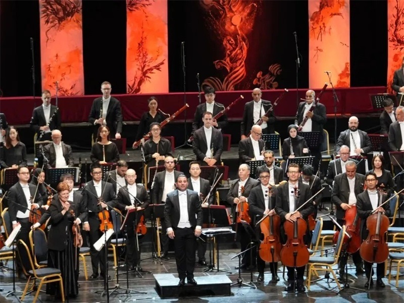 阿爾及爾歌劇院交響樂團(tuán)演出活動現(xiàn)場。蘇州交響樂團(tuán)供圖
