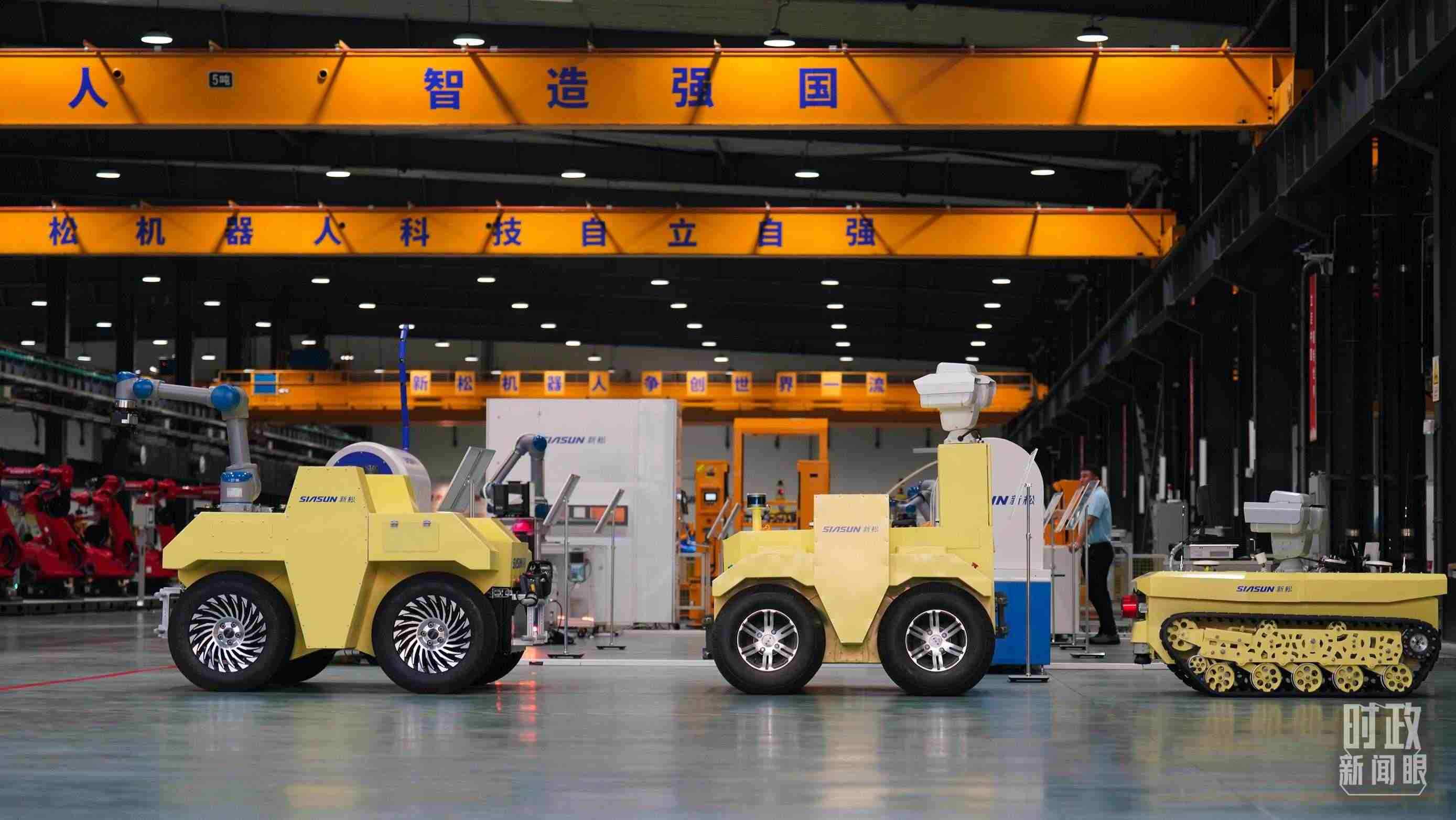沈陽新松機(jī)器人自動化股份有限公司車間。2022年，習(xí)近平考察這家企業(yè)，強(qiáng)調(diào)必須走自主創(chuàng)新之路。（總臺國廣記者李晉拍攝）
