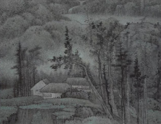 王秦生畫(huà)作《晨寂》。主辦方供圖