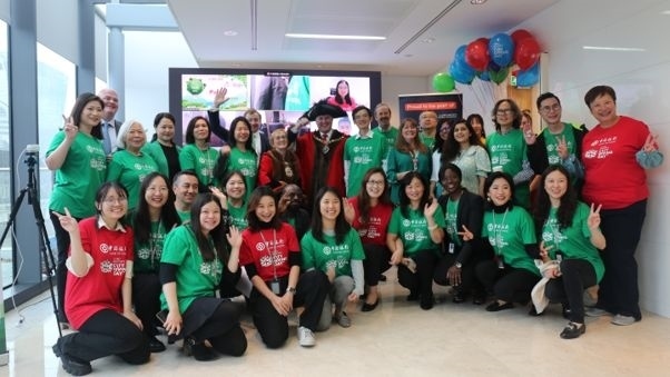 中國銀行倫敦分行參與倫敦金融城慈善日活動(dòng)。資料圖片