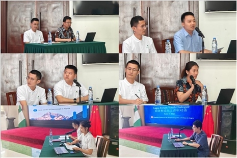 青年外交官們介紹了中國有關(guān)外交政策、對非對尼政策、等情況，并就學(xué)生們關(guān)心的問題解答。駐拉各斯總領(lǐng)館供圖