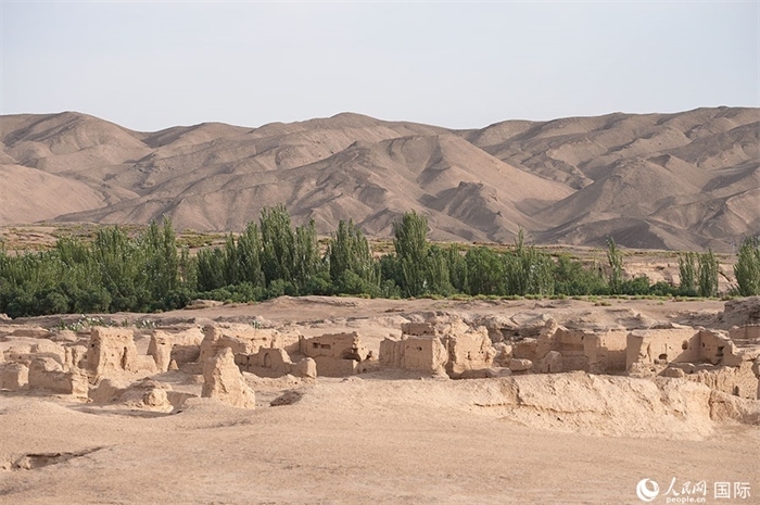 交河故城。人民網(wǎng)記者 張麗婭攝