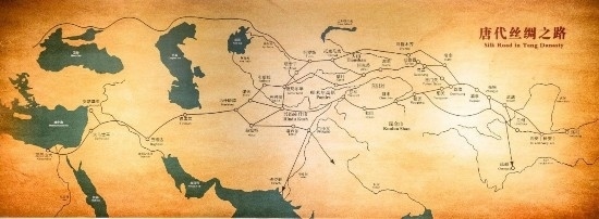 唐代絲綢之路，經(jīng)過新疆眾多地區(qū)。（圖片來源：視覺中國）