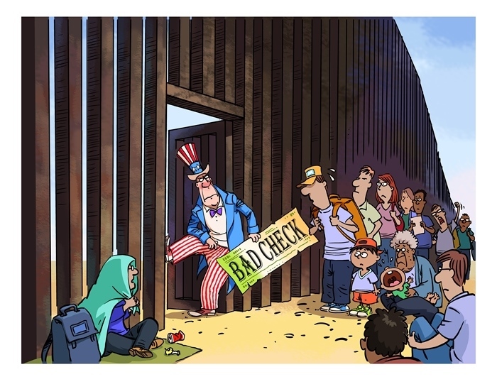 漫畫作者：馬宏亮（人民網(wǎng)版權(quán)圖片，未經(jīng)授權(quán)請勿轉(zhuǎn)載。）