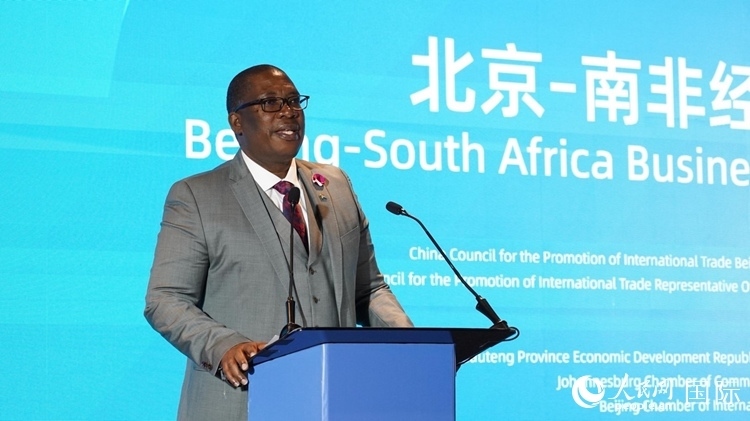 勒蘇非省長(zhǎng)致辭。人民網(wǎng) 劉暢攝