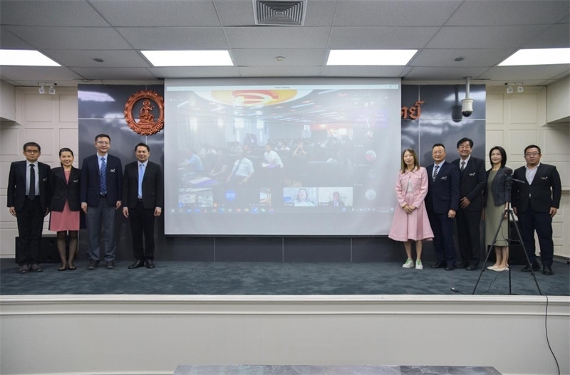 泰國(guó)博仁大學(xué)會(huì)場(chǎng)。中泰文化教育研究中心供圖