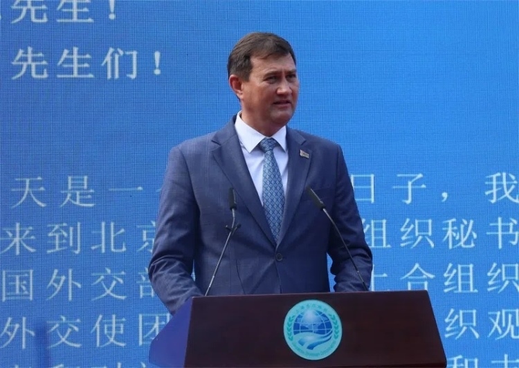 白俄羅斯外交部長(zhǎng)馬克西姆·雷任科夫出席活動(dòng)并致辭。主辦方供圖