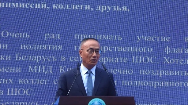 外交部副部長(zhǎng)陳曉東出席活動(dòng)并致辭。主辦方供圖