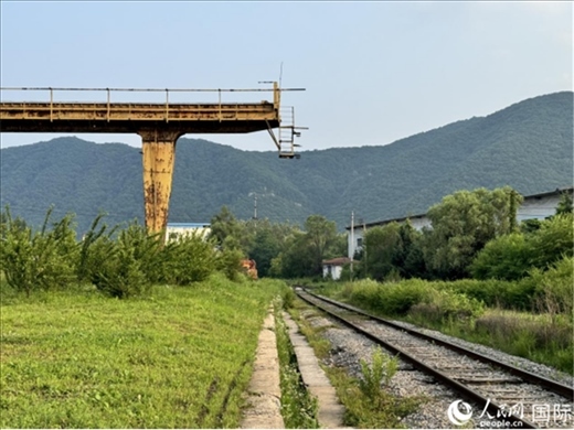 通鋼產(chǎn)品通過鐵路運(yùn)輸出場。人民網(wǎng) 謝瑩攝