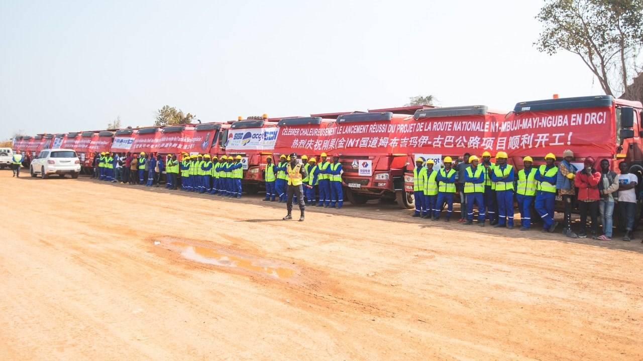 項(xiàng)目開(kāi)工現(xiàn)場(chǎng)。中鐵資源集團(tuán)供圖