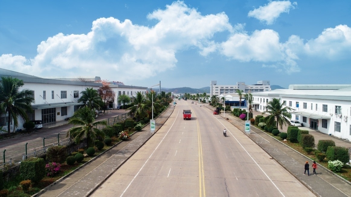 西哈努克港經(jīng)濟(jì)特區(qū)園區(qū)。西港特區(qū)公司供圖