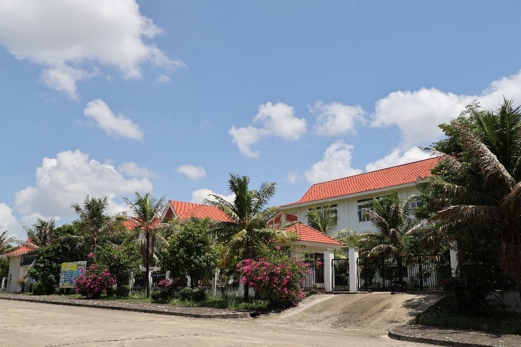 西哈努克省中柬友誼理工學(xué)院。西港特區(qū)公司供圖