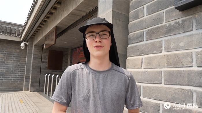 圖為德國籍游客埃里克·西伯特。人民網(wǎng)記者 吳超嵐攝