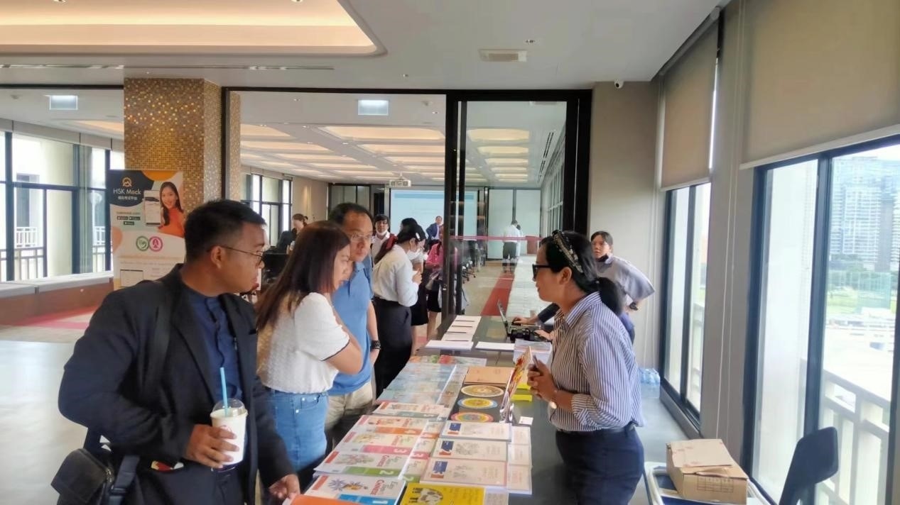 泰國中文教育精英教師高端培訓(xùn)活動(dòng)現(xiàn)場。泰國朱拉隆功大學(xué)孔子學(xué)院供圖