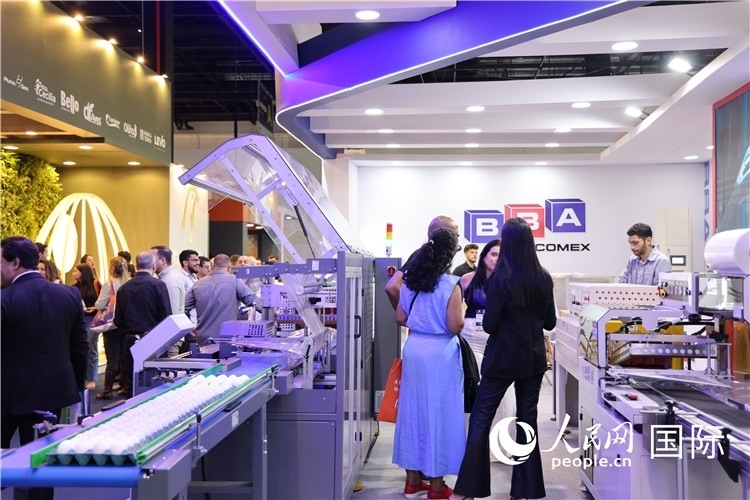 巴西國際動物蛋白展覽會現(xiàn)場。人民網(wǎng)記者 時元皓攝