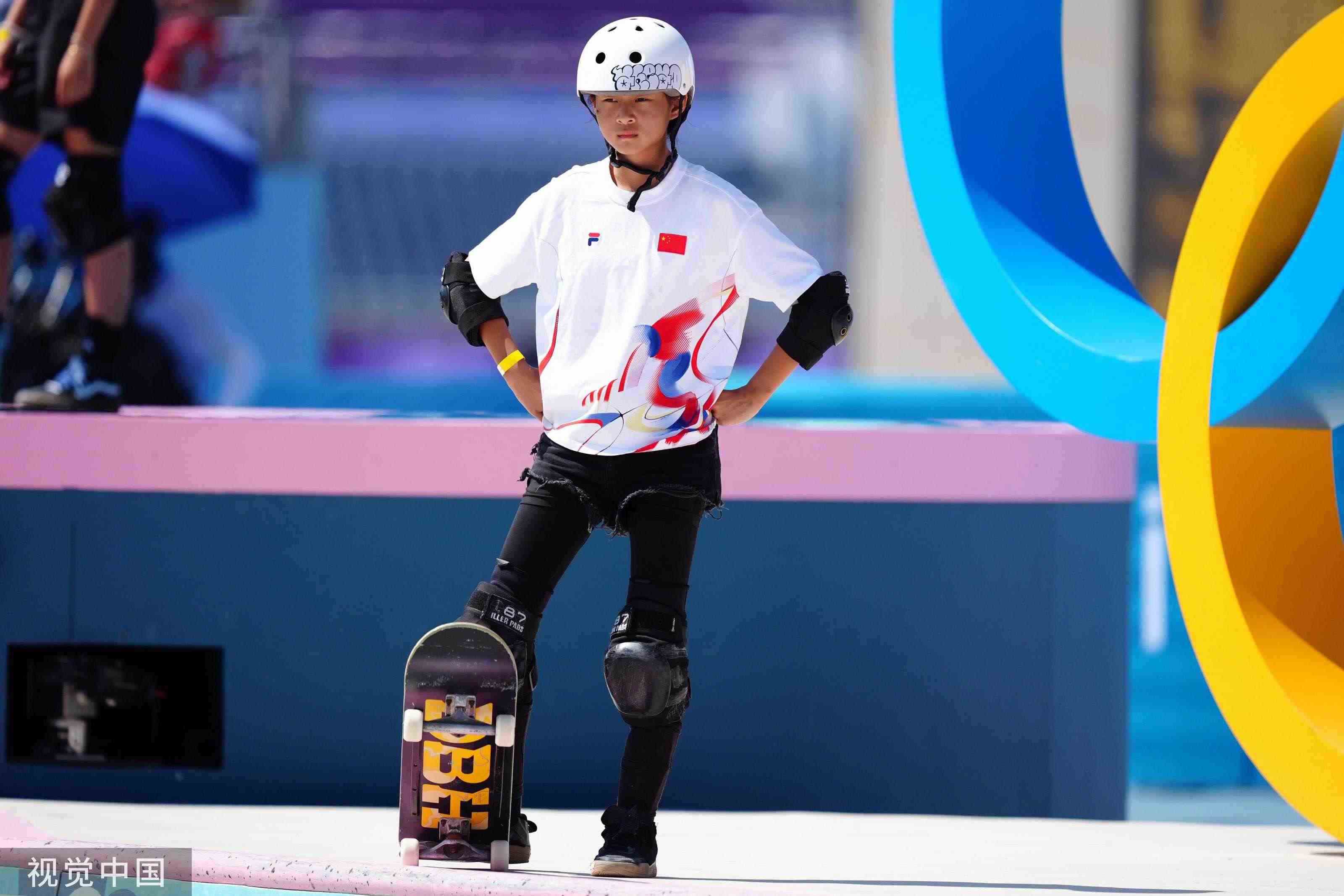 11歲的鄭好好出戰(zhàn)奧運會 圖片來源:視覺中國