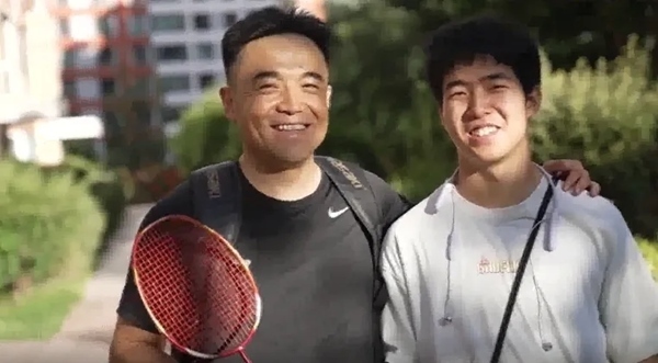 劉建波、劉傲寒父子。北航供圖