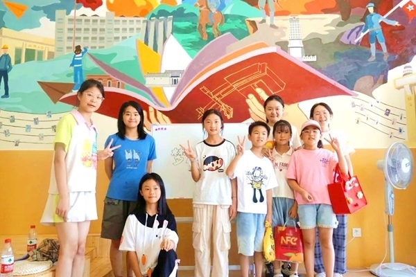 同濟大學師生暑期支教。校方供圖