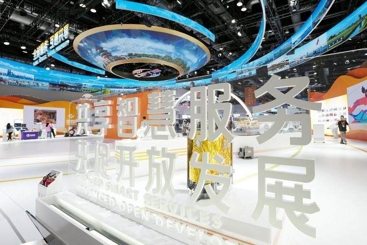 這是2024年9月11日拍攝的國家會議中心內(nèi)景。新華社記者 鞠煥宗 攝