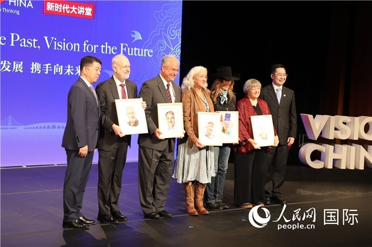 1、當天的演講嘉賓講述了中美友好故事。 人民網(wǎng)記者 李志偉攝