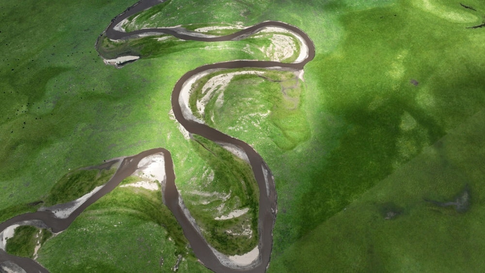 2023年7月6日在甘肅省甘南藏族自治州瑪曲縣拍攝的阿萬倉濕地景色（無人機照片）?，斍鷿竦卣嫉?62萬畝，是黃河上游重要的水源涵養(yǎng)區(qū)和生態(tài)功能區(qū)，被譽為“黃河之腎”。