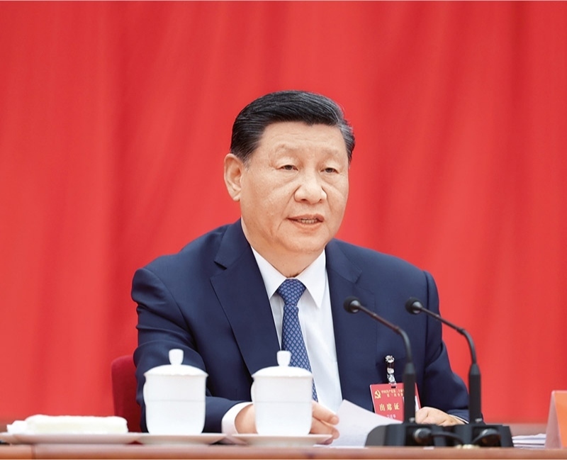 中國共產(chǎn)黨第二十屆中央委員會第三次全體會議，于2024年7月15日至18日在北京舉行。中央委員會總書記習(xí)近平作重要講話。 新華社記者 鞠鵬/攝