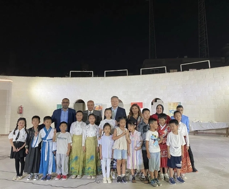 活動現(xiàn)場合影。開羅中國文化中心供圖