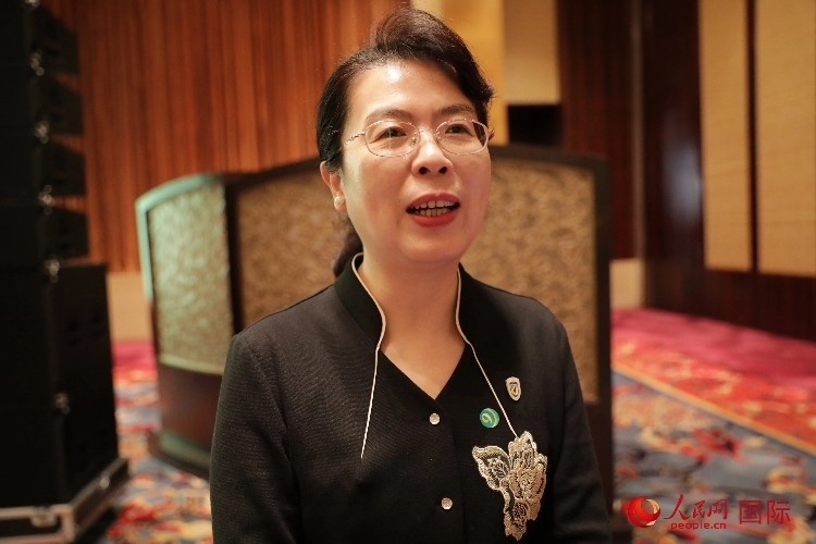 北京外國語大學亞洲學院院長、中國馬來研究中心主任蘇瑩瑩教授接受人民網采訪。人民網 王婧攝