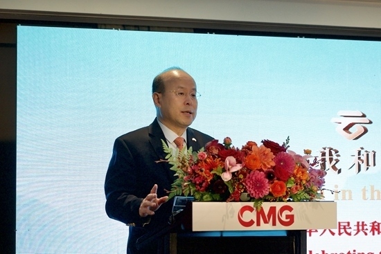 中國駐澳大利亞大使肖千出席活動(dòng)并致辭。張舒惠攝