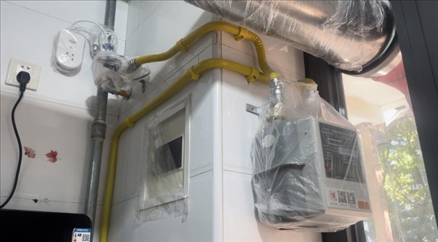 北京市石景山區(qū)高井路社區(qū)更換燃氣管道后的居民家。人民網(wǎng) 劉佳欣攝