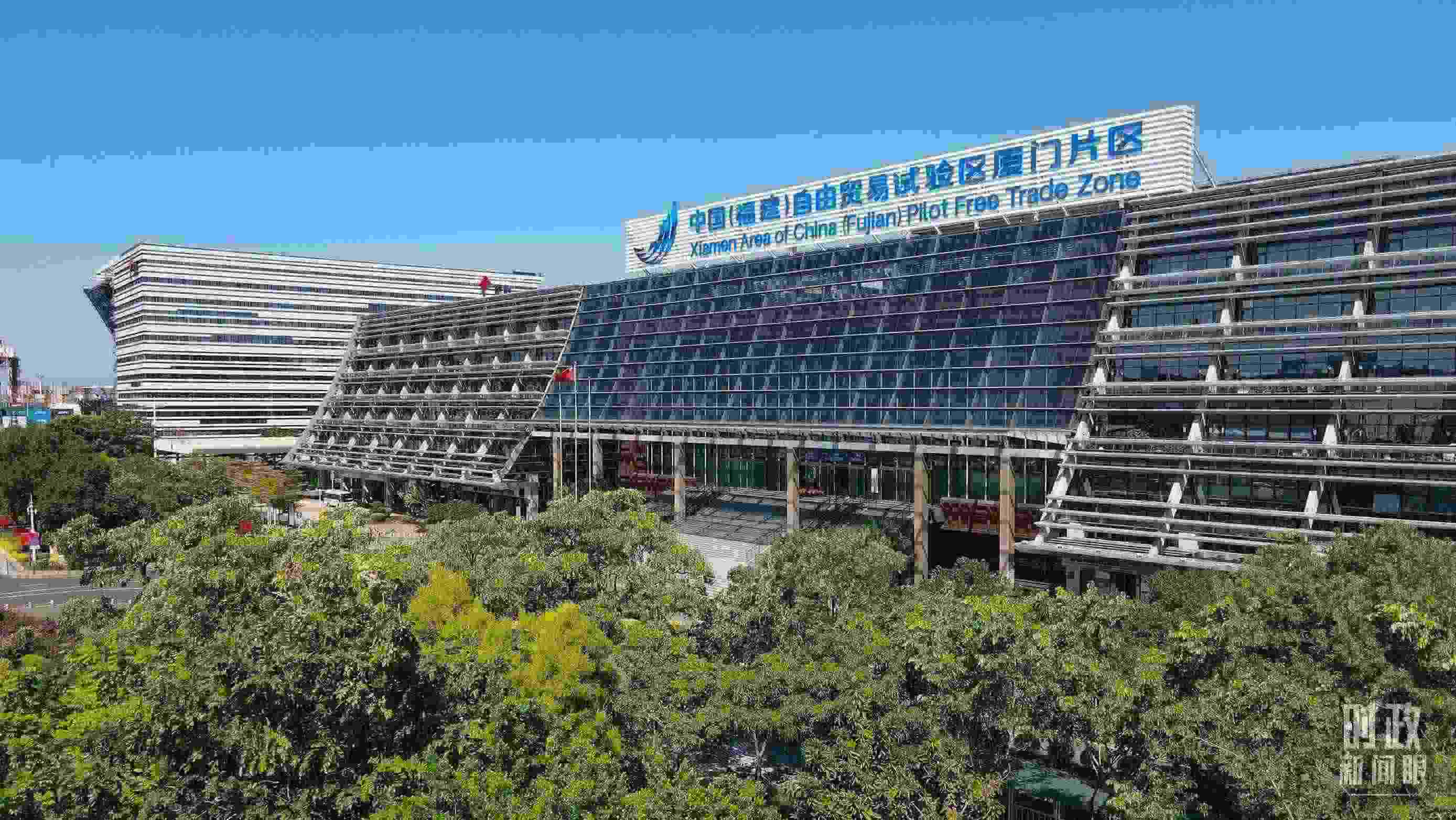 △中國(guó)（福建）自由貿(mào)易試驗(yàn)區(qū)廈門(mén)片區(qū)。（總臺(tái)記者鄭皓拍攝）
