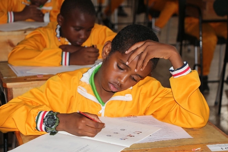 考場現場。埃格頓大學孔子學院供圖